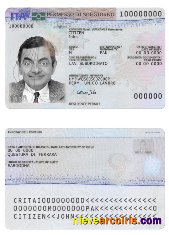 Italy residence permit new